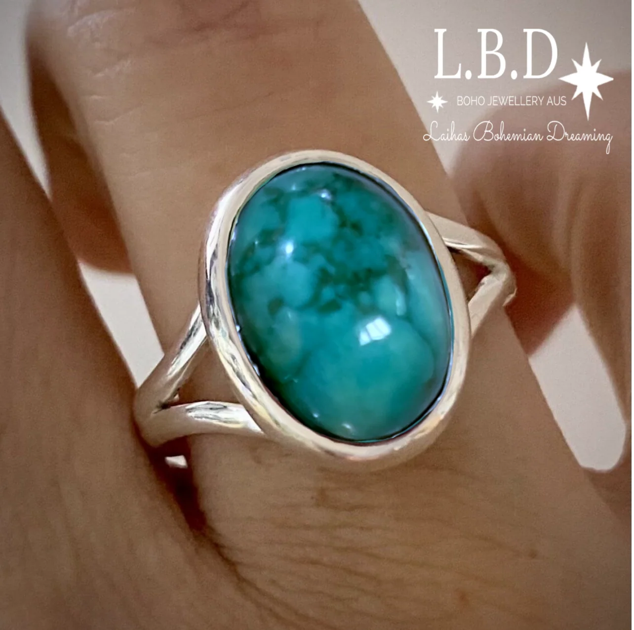 Laihas Oval Turquoise Ring