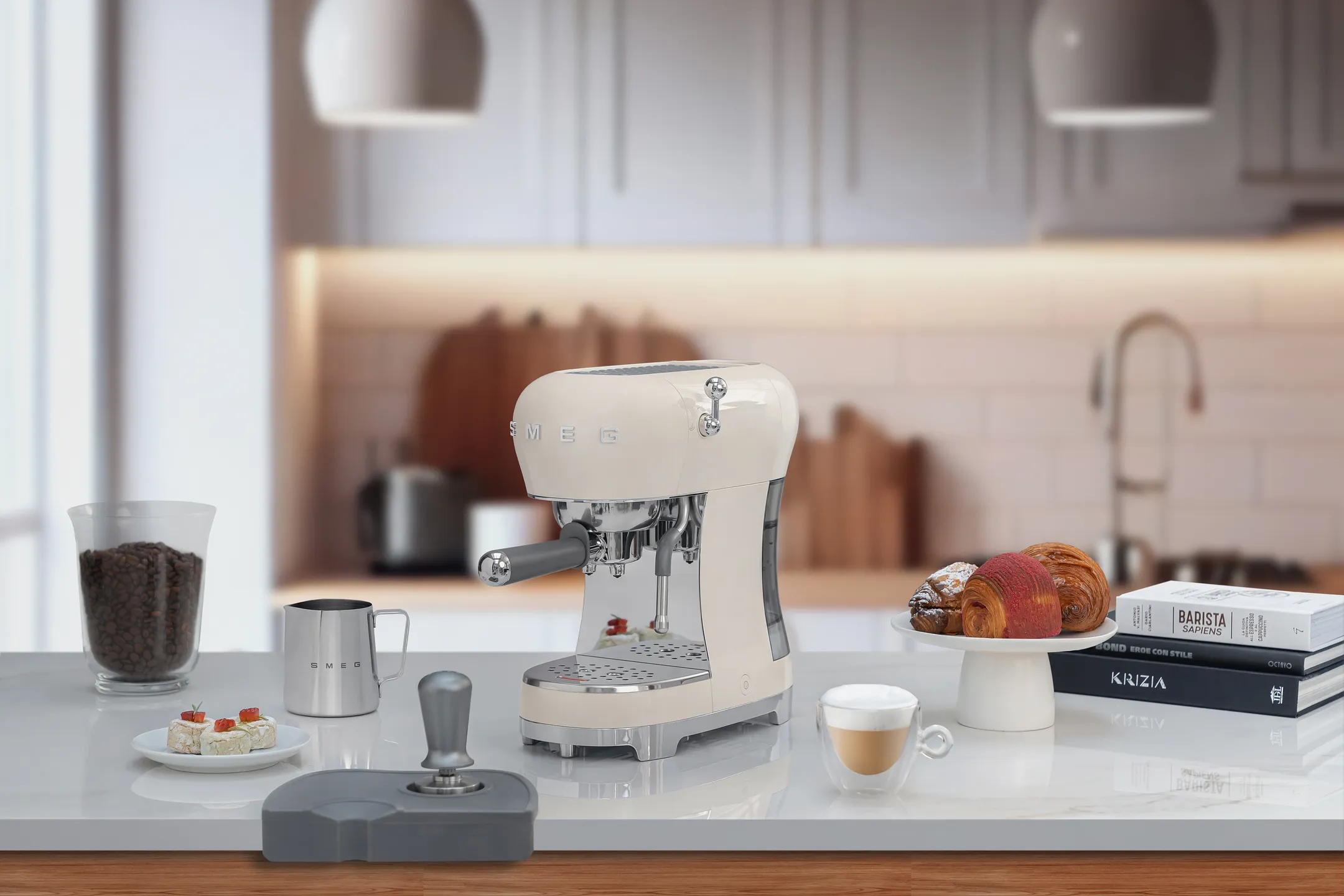 Smeg Espressomachine ECF02CREU