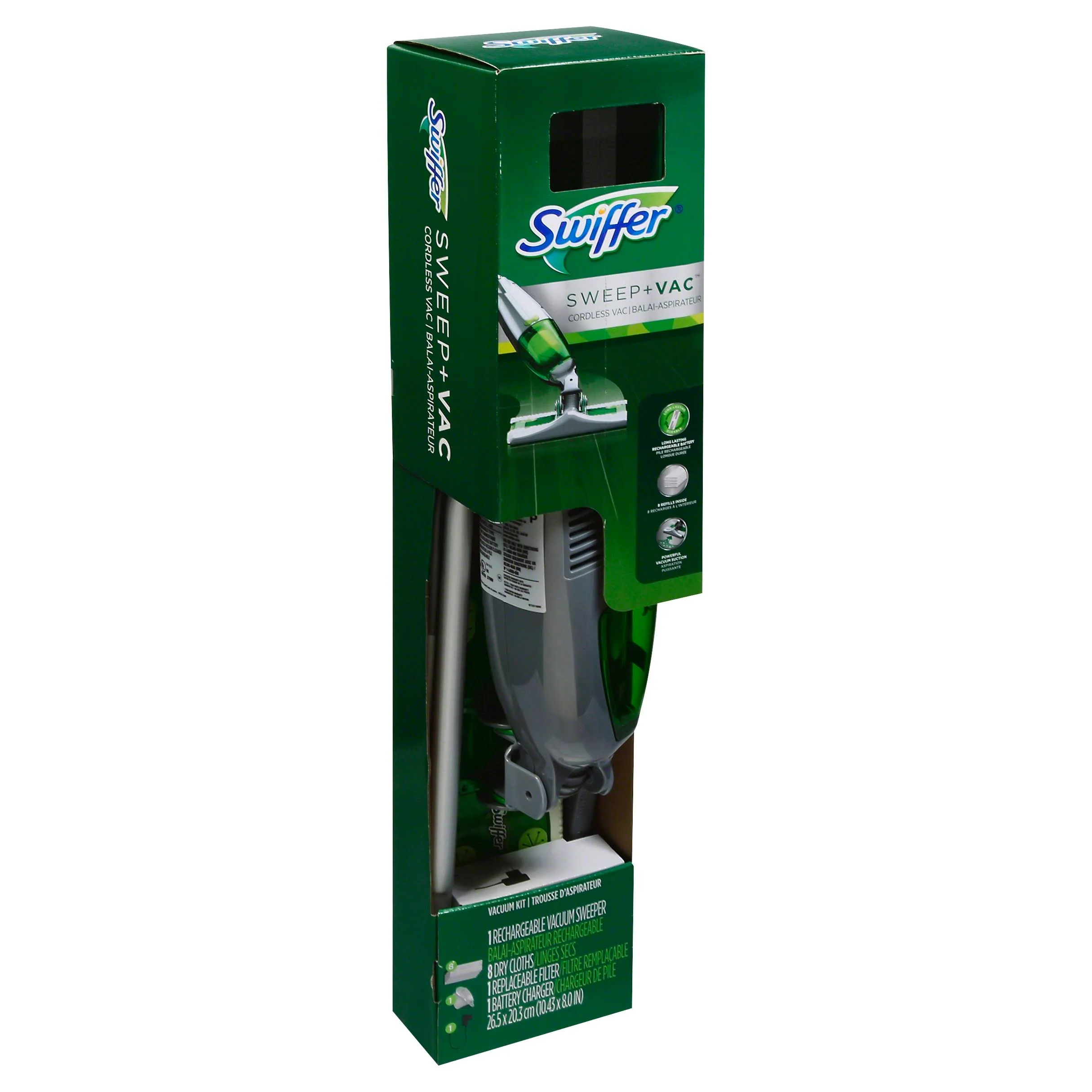 Kit aspirator Swiffer, Sweep + Vac, fără fir