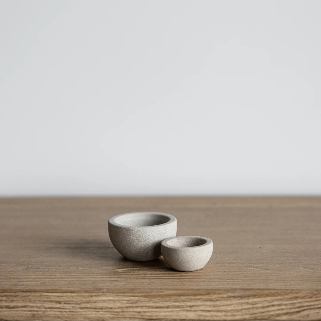 Stone Turned Sandstone Dishes