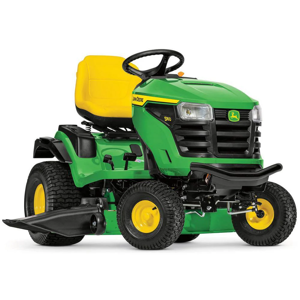 John Deere S160 48 hüvelykes 24 lóerős V-kéthengeres ELS benzines hidrosztatikus fűnyíró traktor BG21211