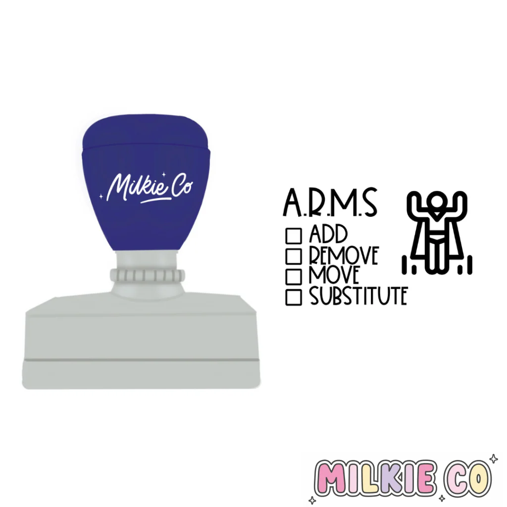 Rectangular: 'A.R.M.S' Stamp