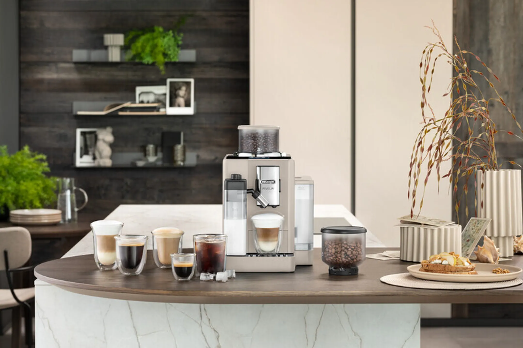 De'Longhi Volautomatische Espressomachine Rivelia EXAM440.55.BG