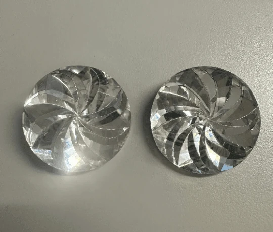 1960s Faceted Jewel Shoe/Dress Clips