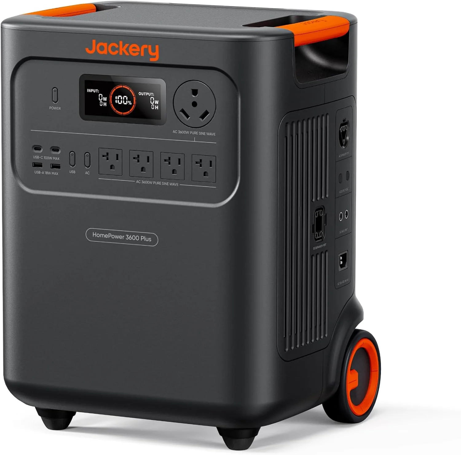 Jackery HomePower 3600 Plus hordozható erőmű, 3600W AC kimenet, 3584Wh LFP szolár generátor, 21kWh-ig bővíthető, alapvető otthoni tartalék otthoni használatra, vészhelyzetekre, lakóautókhoz (napelem opcionális)