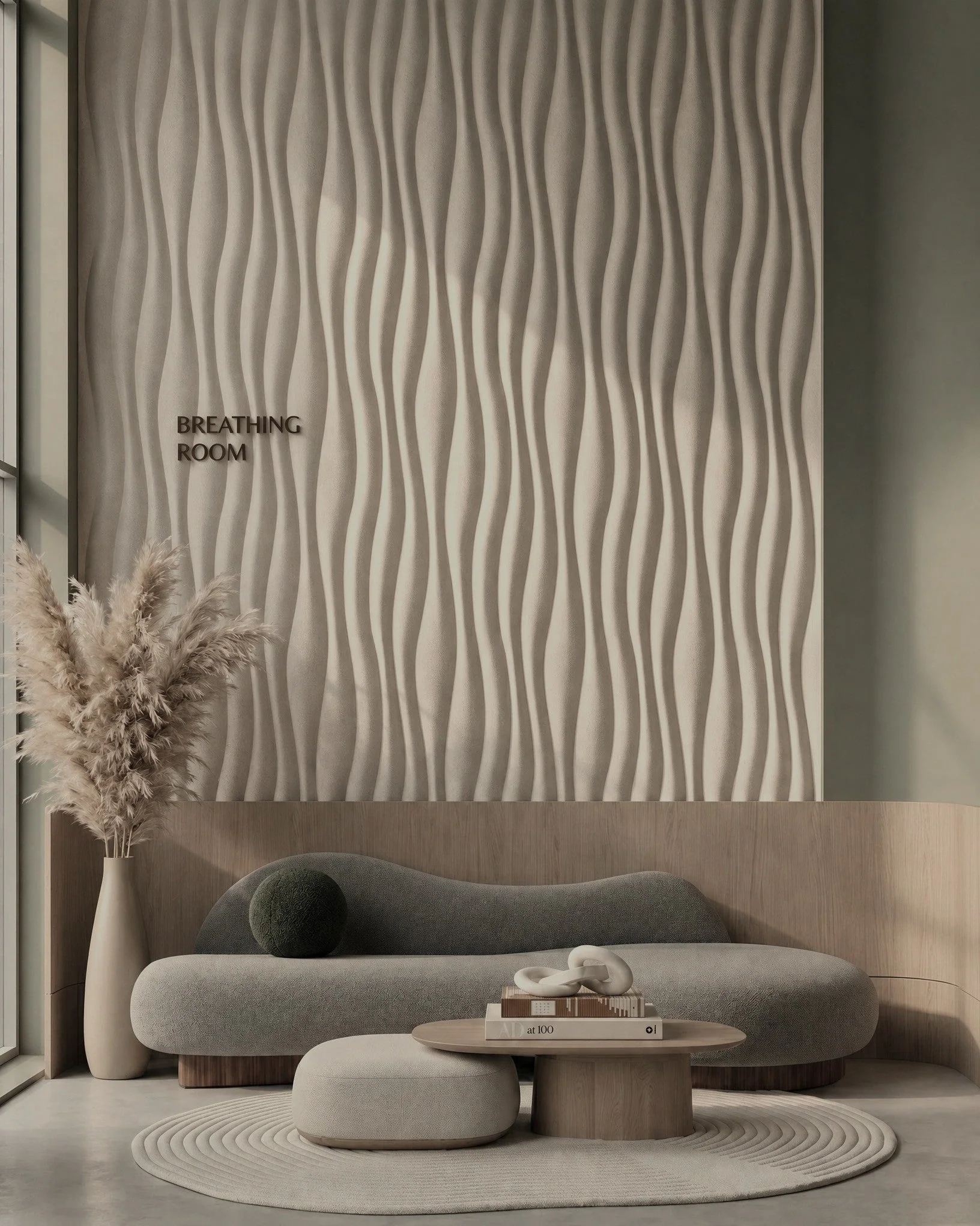 GYPSUM 3D WALL PANEL | RIPPLE 0076