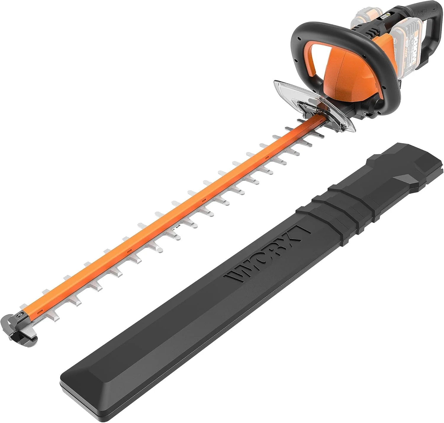 WORX WG286E.9 Nitro Tagliasiepi a batteria professionale 40V – taglio preciso anche ad angoli difficili – potente motore brushless – lunghezza di taglio 58cm – distanza tra i denti 27mm – senza batteria e caricabatterie