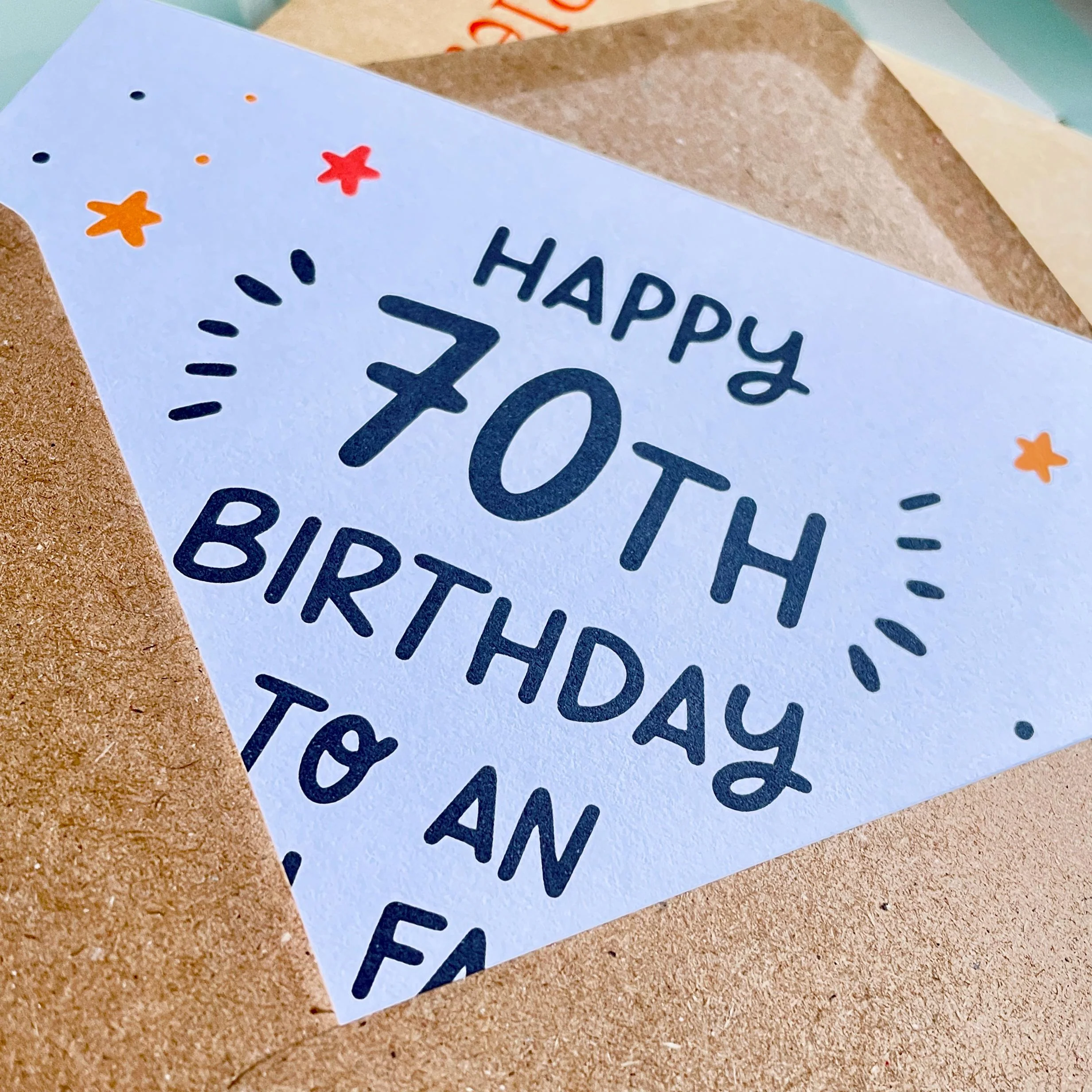 Utterly Fabulous X 70th Birthday Card ? Personalised 70th Birthday Card ? Personalised Birthday Card 70th Birthday ?