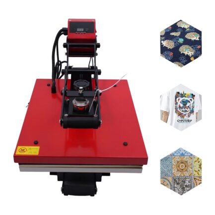 16′′ x 20′′ Clamshell Semi-Auto Open Heat Press Machine Slide Out Function Heavy Heat Press Machine