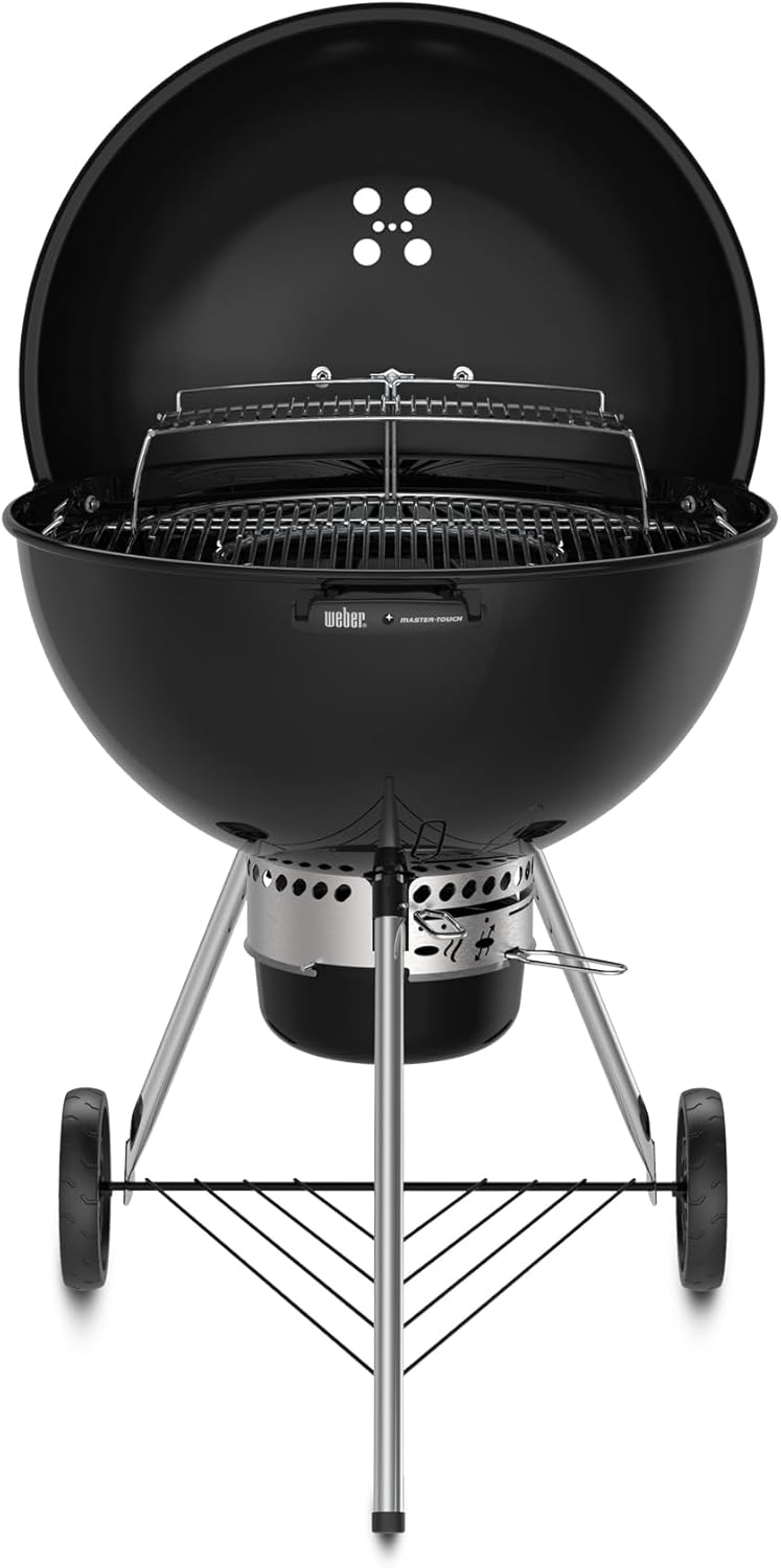 Weber Master-Touch Holzkohlegrill, 66 cm, Schwarz