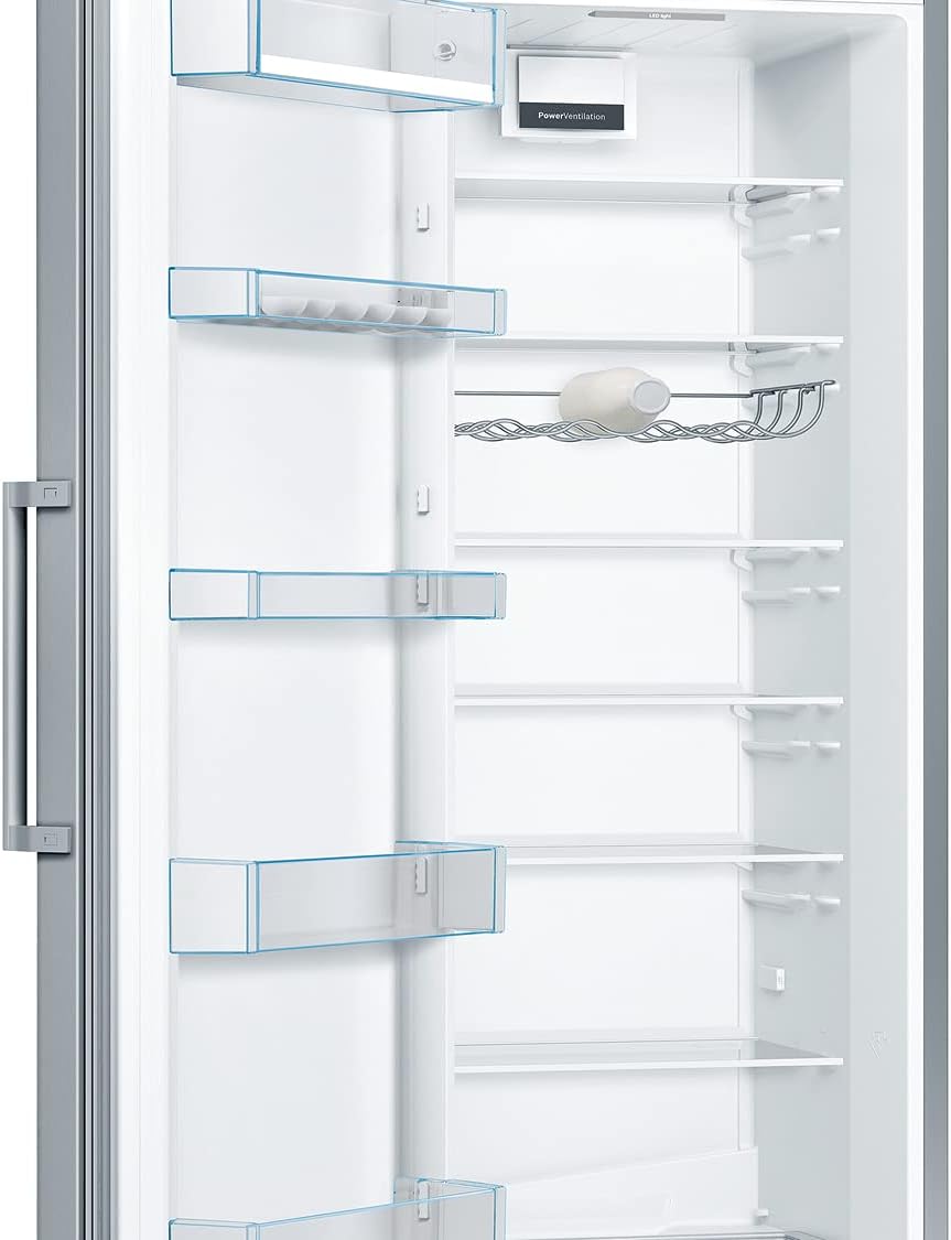 KSV36VLDP Serie 4 Kühlschrank, 186 x 60 cm, 346 L, VitaFresh längere Frische, LED-Beleuchtung gleichmäßige Ausleuchtung, EasyAccess Shelf ausziehbare Glasplatten