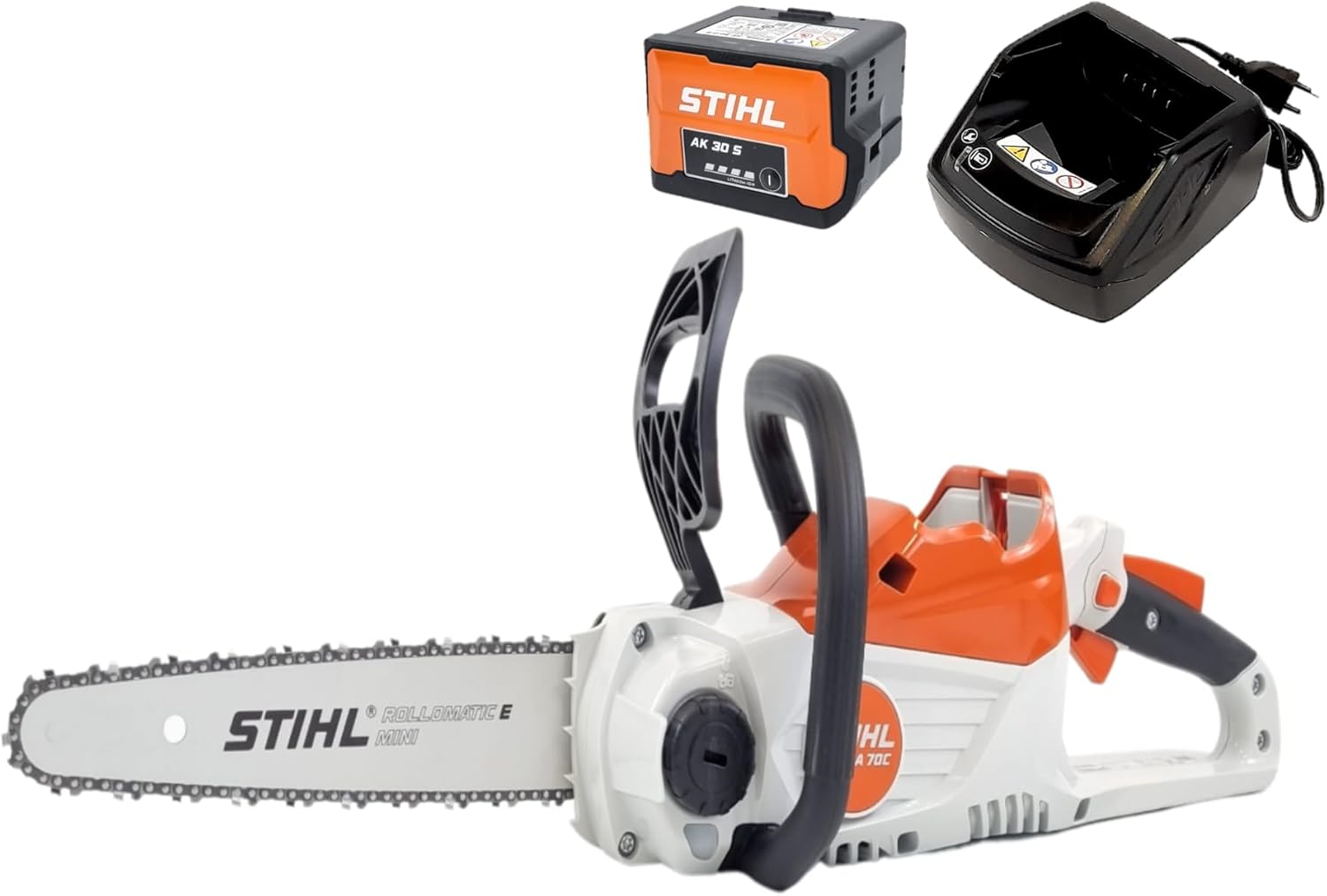 Stihl - Motosega a batteria MSA 70 C-B, con batteria AK30 e caricatore AL101