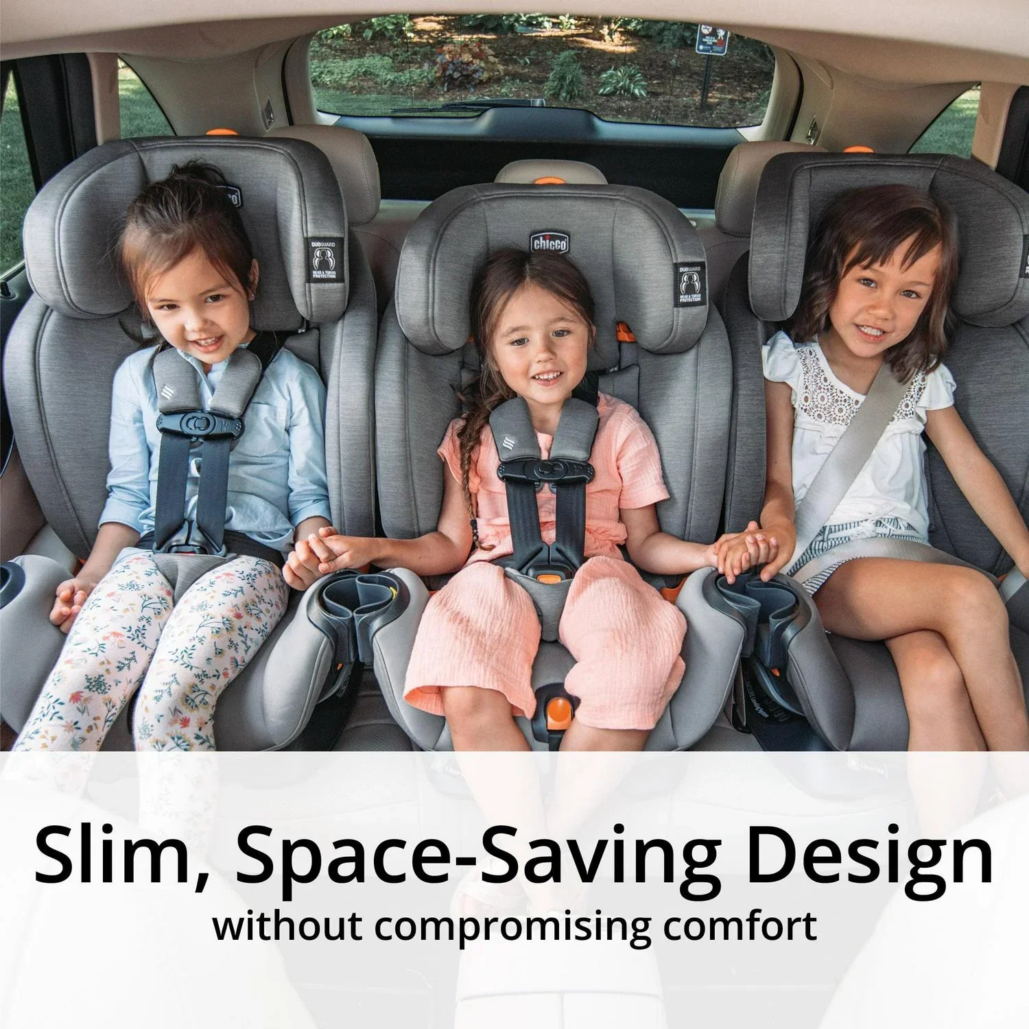 Chicco OneFit ClearTex All-in-One Car Seat - Slate (Grey). New
