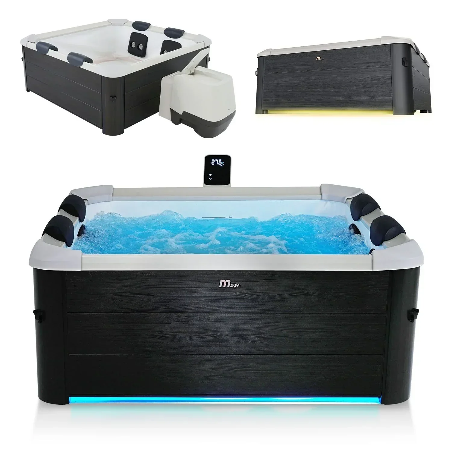 2026 Spa Whirlpool Oslo con iluminación LED