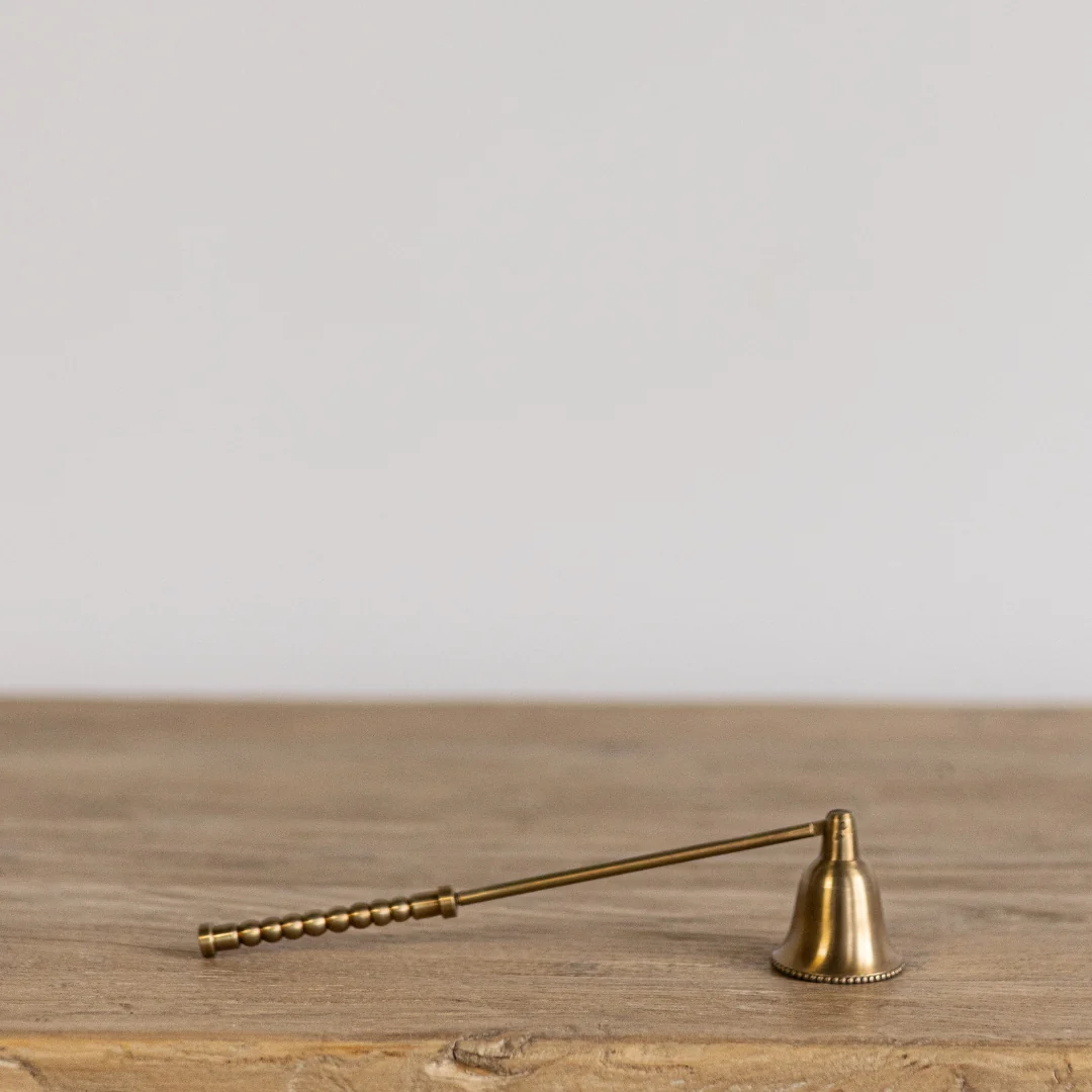 Decorative Bell Brass Inspired Candle Snuffer