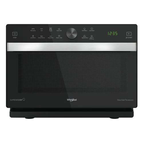 Forno A Microonde Frontale Whirlpool SUPREME CHEF Mwp 337 Sb 33 Litri 900 W (A37,3xL49xP49,5) Nero e Argento