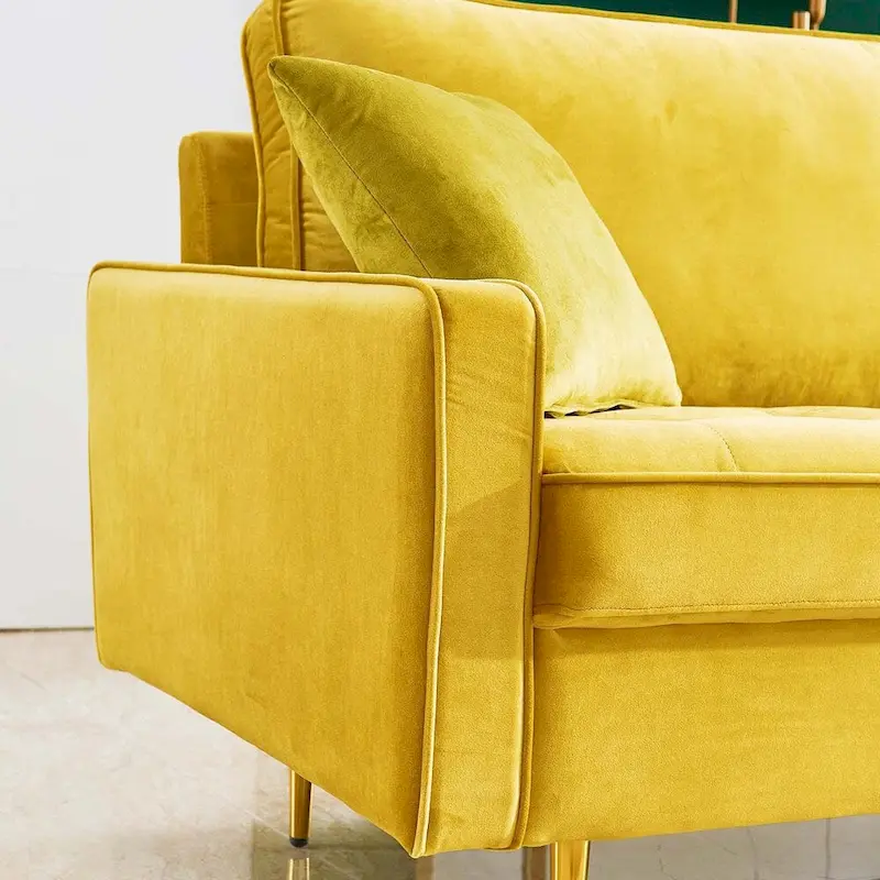 Velvet Fabric Sofa