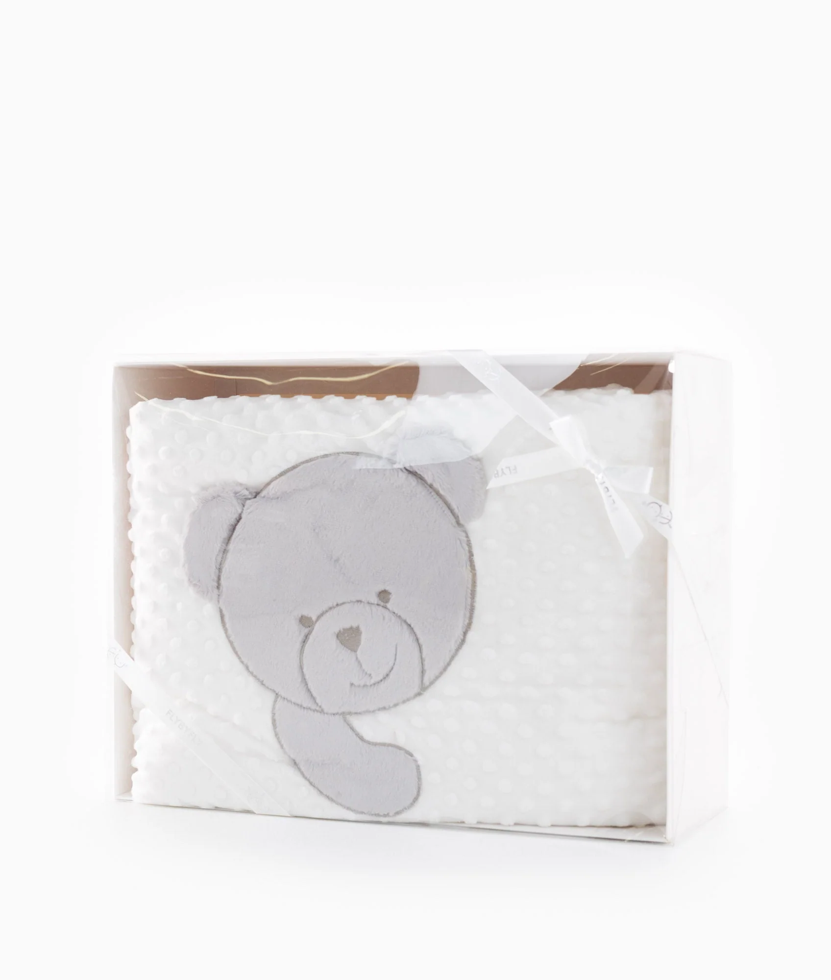 Toddler Bubble Quilt & Cover | White & Grey