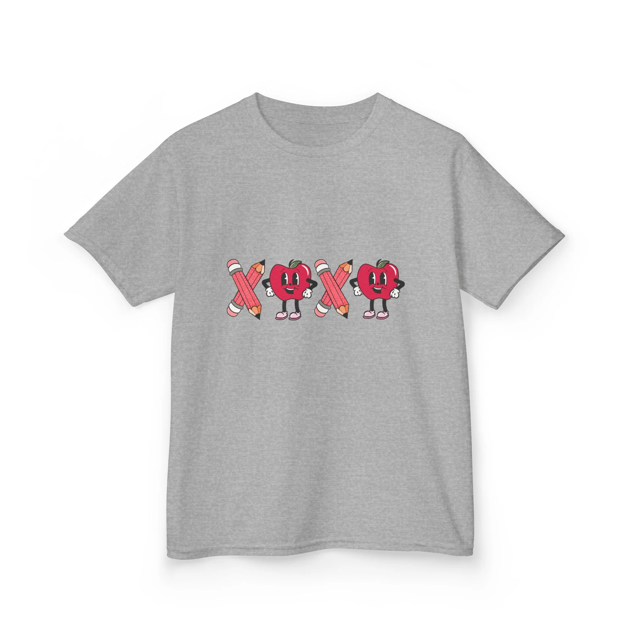 XOXO Heart Characters Kids Tee | Cute Valentine Shirt