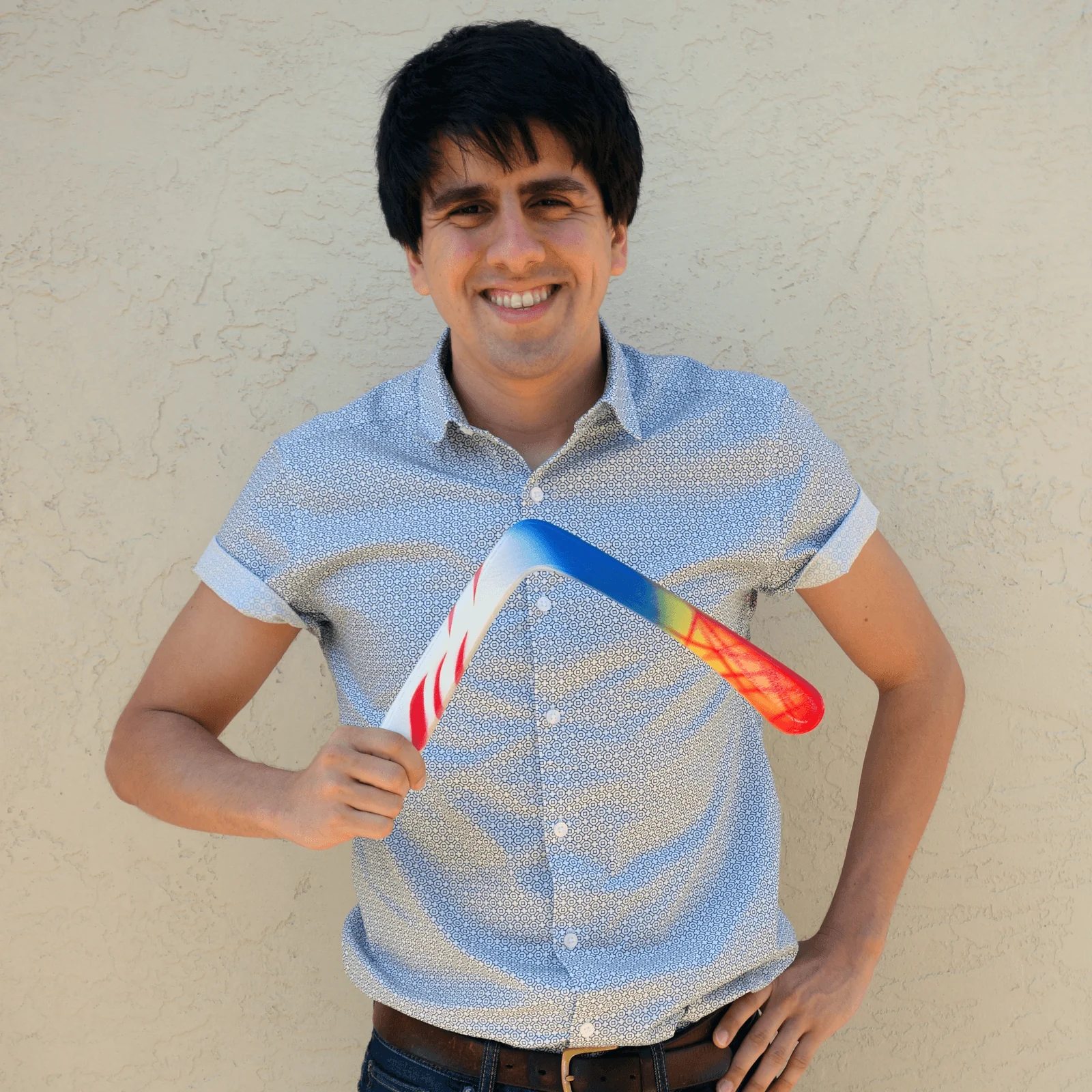 Mirage Wooden Boomerangs - One of our cooler Boomerang art designs