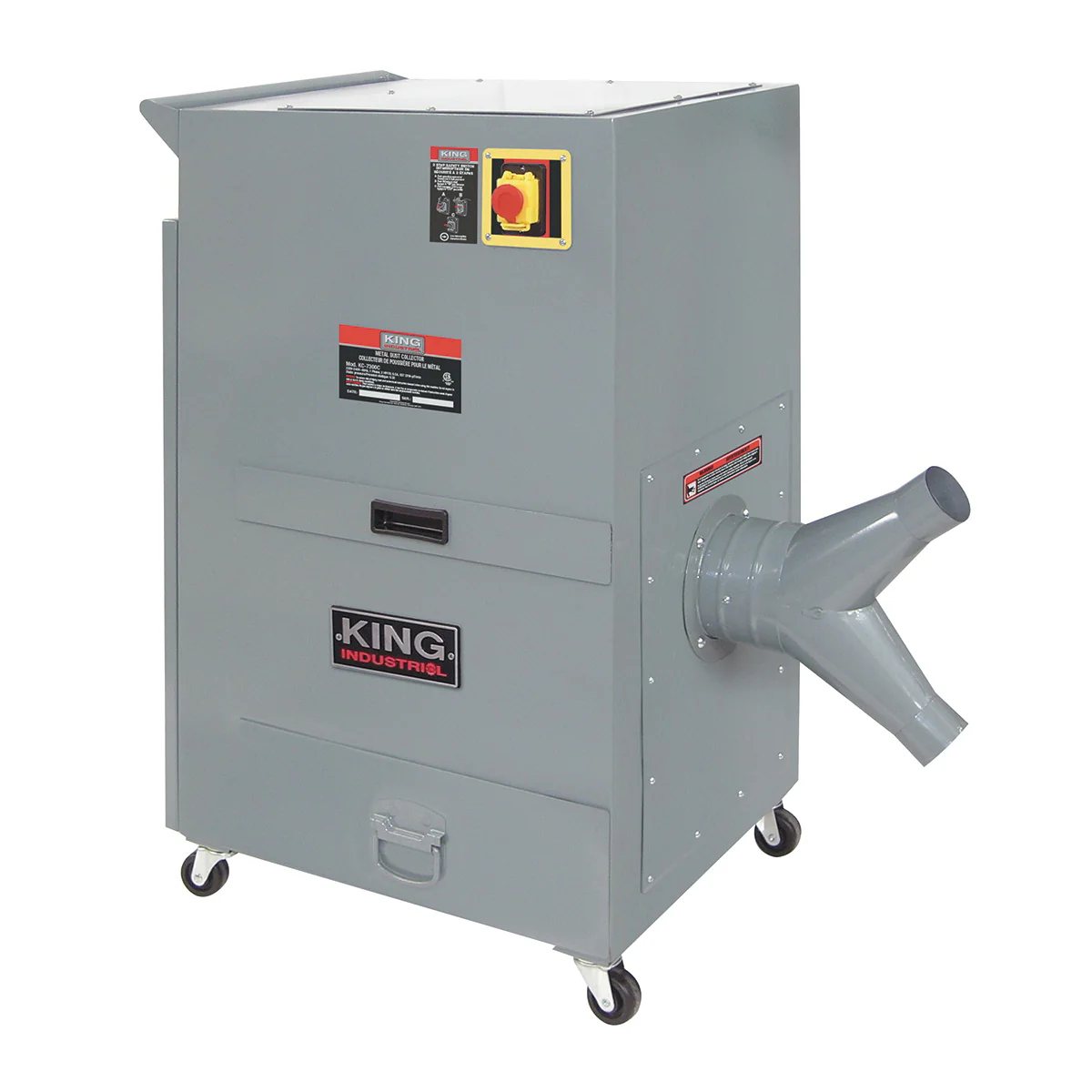 King Canada KC-7300C  ~  Dust Collector Metal 2 HP 937 CFM