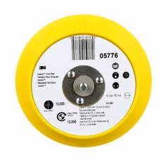 3M 05776  ~  Backup Pads Hookit 5776 Yellow 6xNo Hole