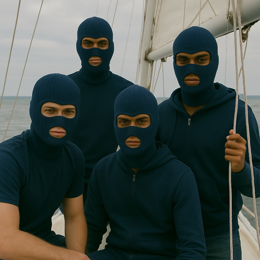 Navy Ski Face Mask Black Mask Sheisty Mask 3059D