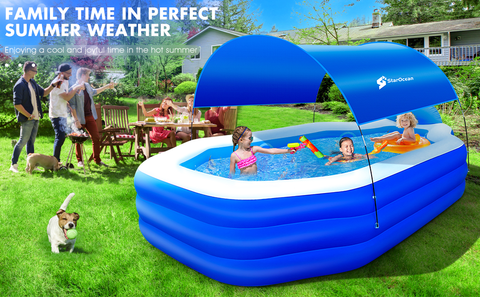 large inflatable pool for adults