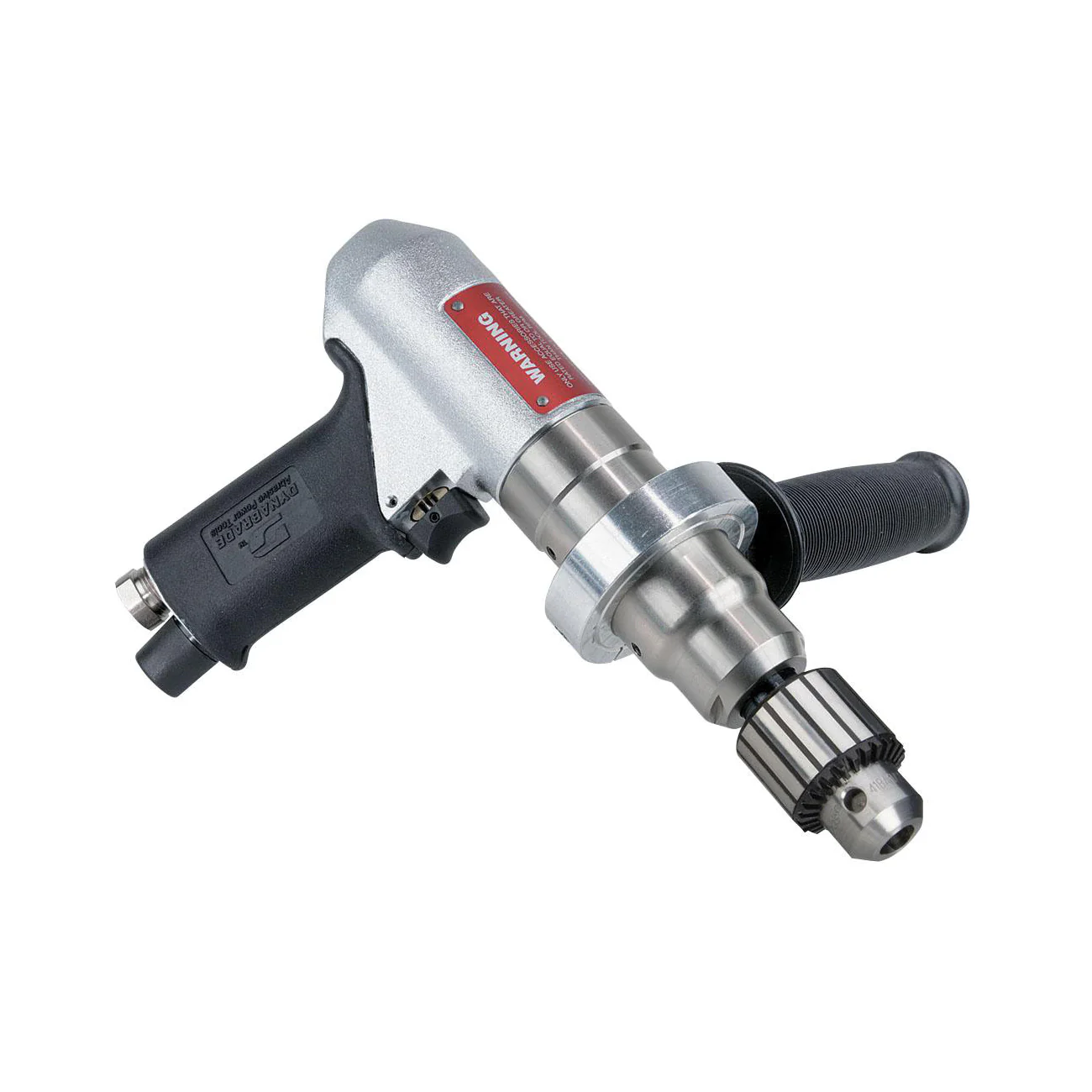 Dynabrade 53091  ~  3/8 Inch Drill .7 Hp 950 Rpm Pistol Grip Geared Rear Exhaust Keyed Jacobs