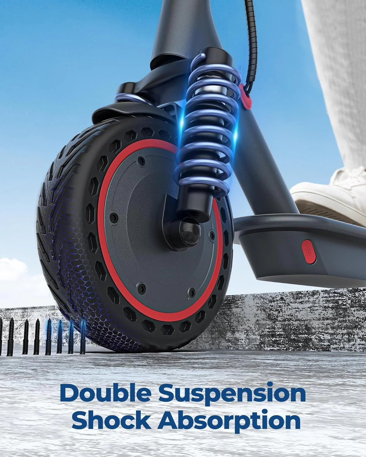 Electric scooter, 350W/500W powerful motor, 8.5