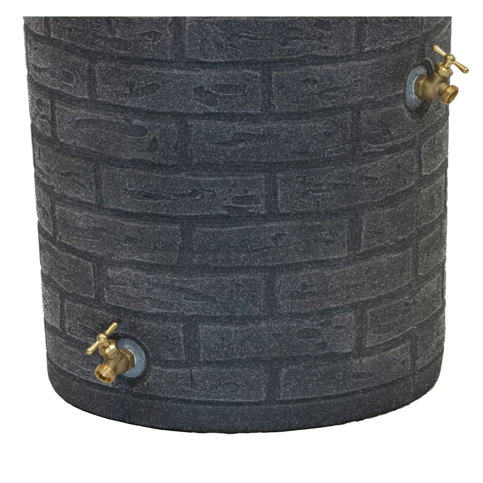 Good Ideas IMP-D50-DAR Impressions Downton Rain Saver Rain Barrel, 50 Gallon, Dark Granite