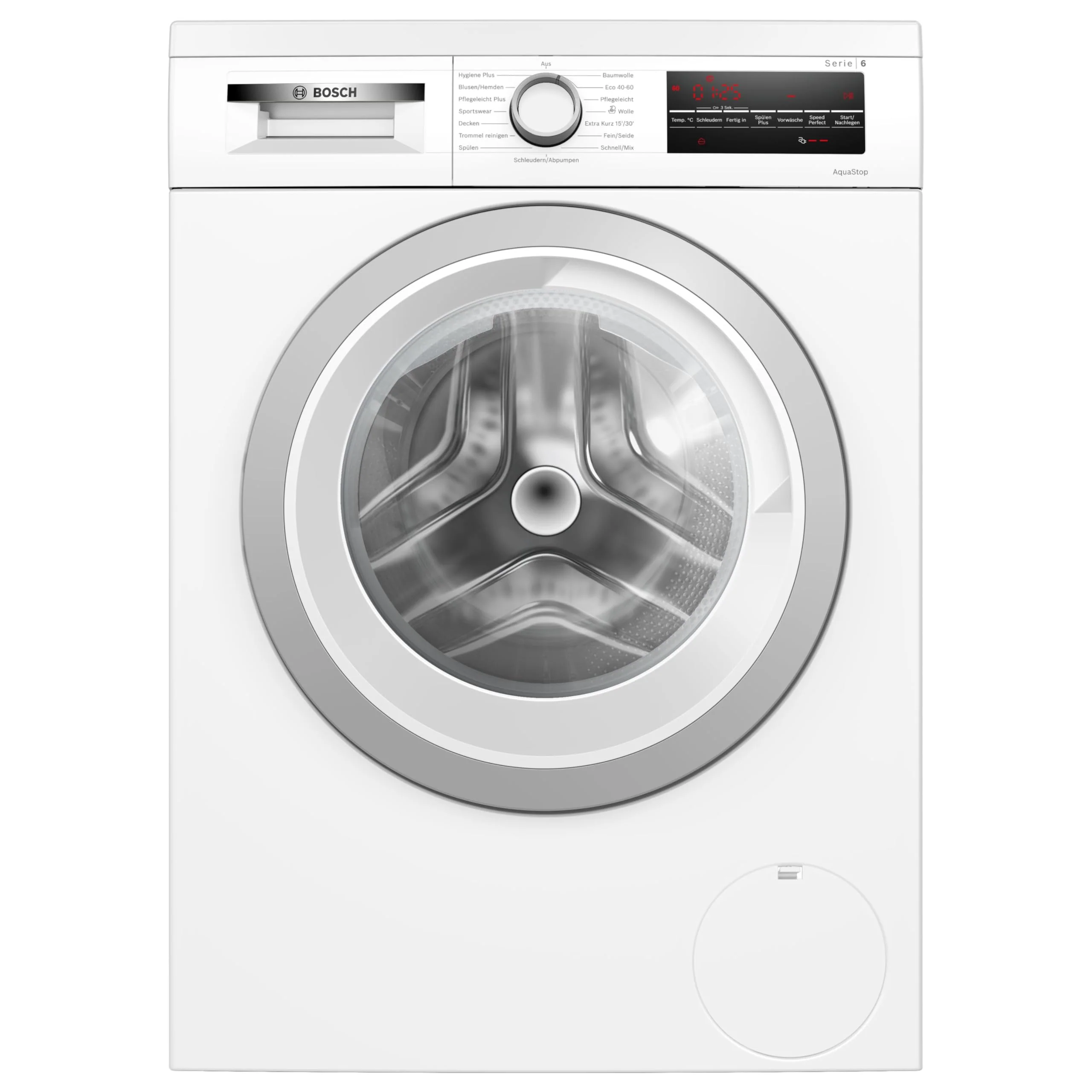 2025 Bosch WUU28T42, Serie 6, Lavatrice Sotto Piano, Capacità 1-9 kg, 1400 giri/min, Massima Efficienza Energetica e Idrica, Speed Perfect, Programmi Extra per Sport, Capi Scuri e Abbigliamento per Bambini, Funzione Aggiungi Capi