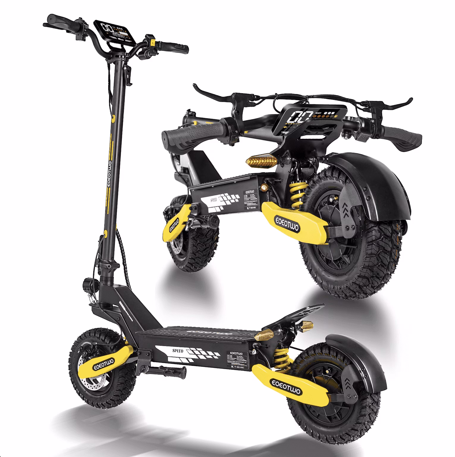 Off Road Electric Scooter for Adults, 1200W Motor Fast E Scooter, Up to 28MPH Top Speed & 20Miles Long Range, 11