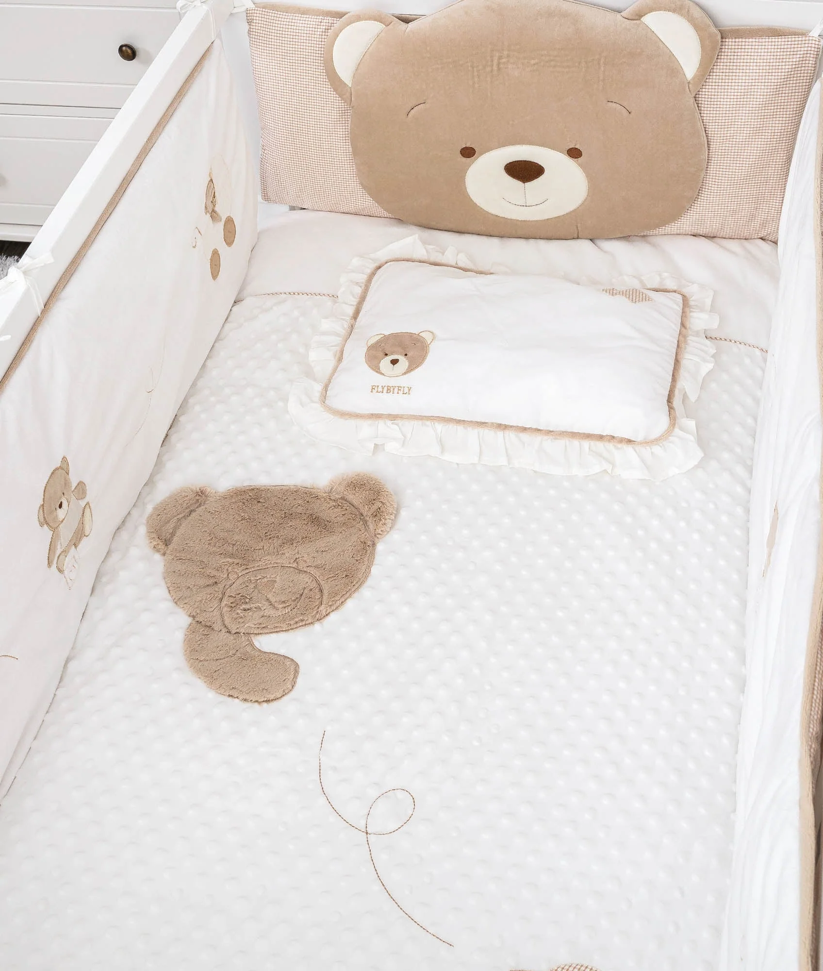 Bedding Set Bubble | Classic White & Beige