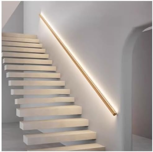LED Aluminium il für Treppen, Wandmontage, Villa-Eingang und Flur, 1 m rechte Seite, modernes Design, Sicherheitsbeleuchtung für den Innen- und Außenbereich