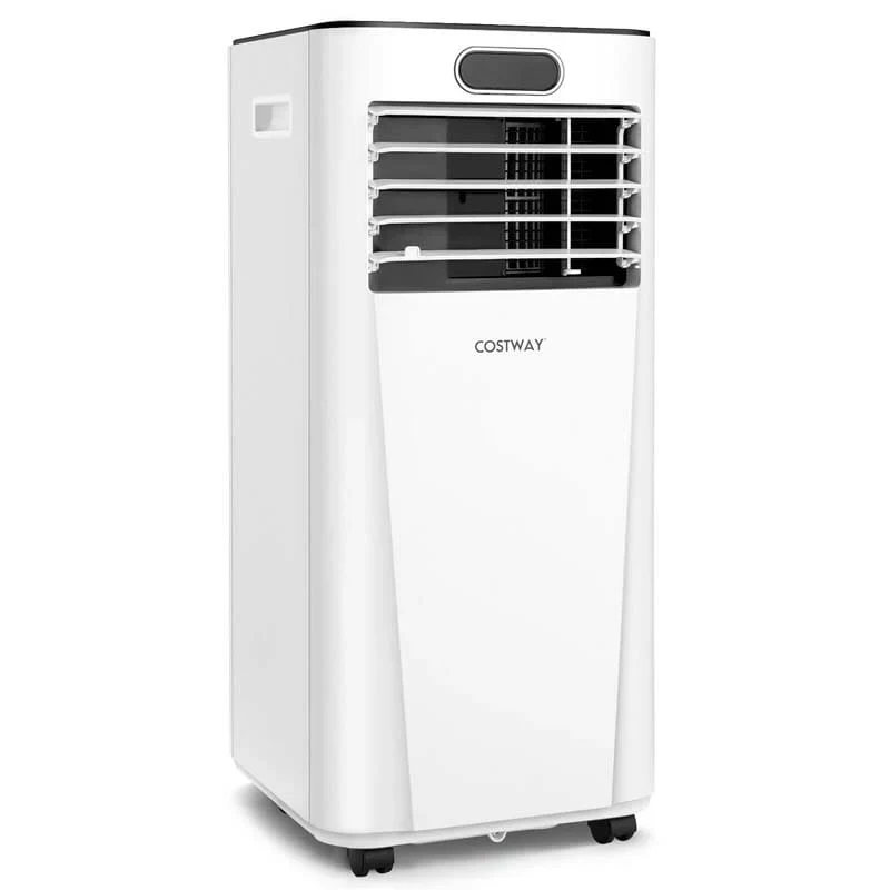 10000 BTU 3 az 1-ben hordozható légkondicionáló, léghűtő, ventilátor, páramentesítő távirányítóval, 24 órás időzítővel, gyerekzárral