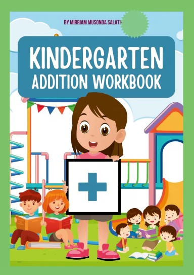 Fun and Colorful Kindergarten Addition Math Worksheet