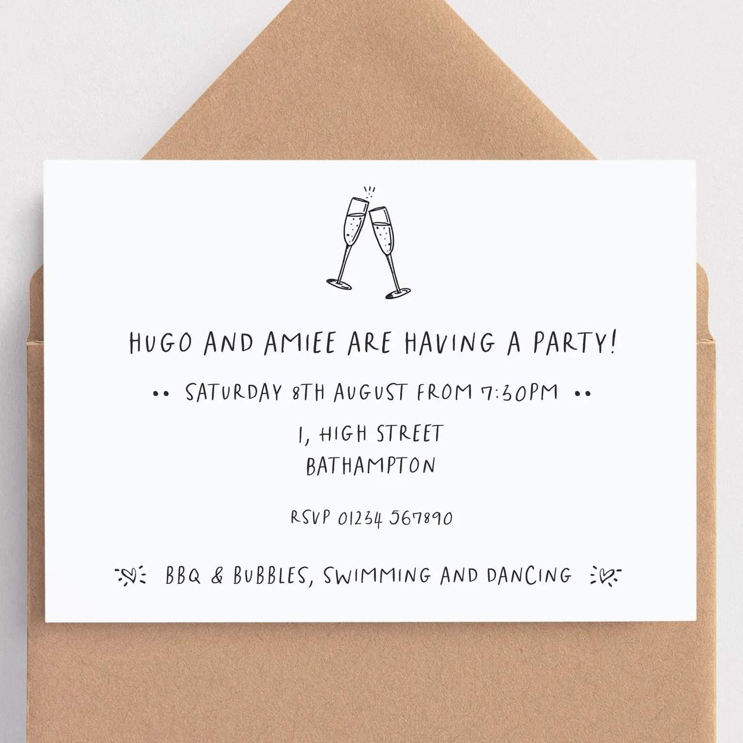 Informal Party Invitations