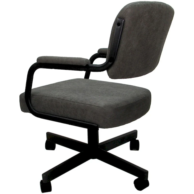 Swivel Kitchen Dining Caster Chair with Wheels - M-110 - N/A