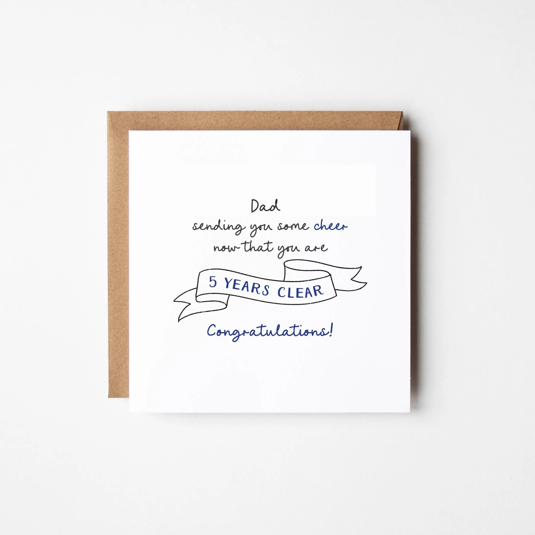 Cancer Free Celebration Card a?�� Personalised Cancer Free Milestone Card a?��  Congratulations Beat Cancer Card a?�� Supportive Cancer Card