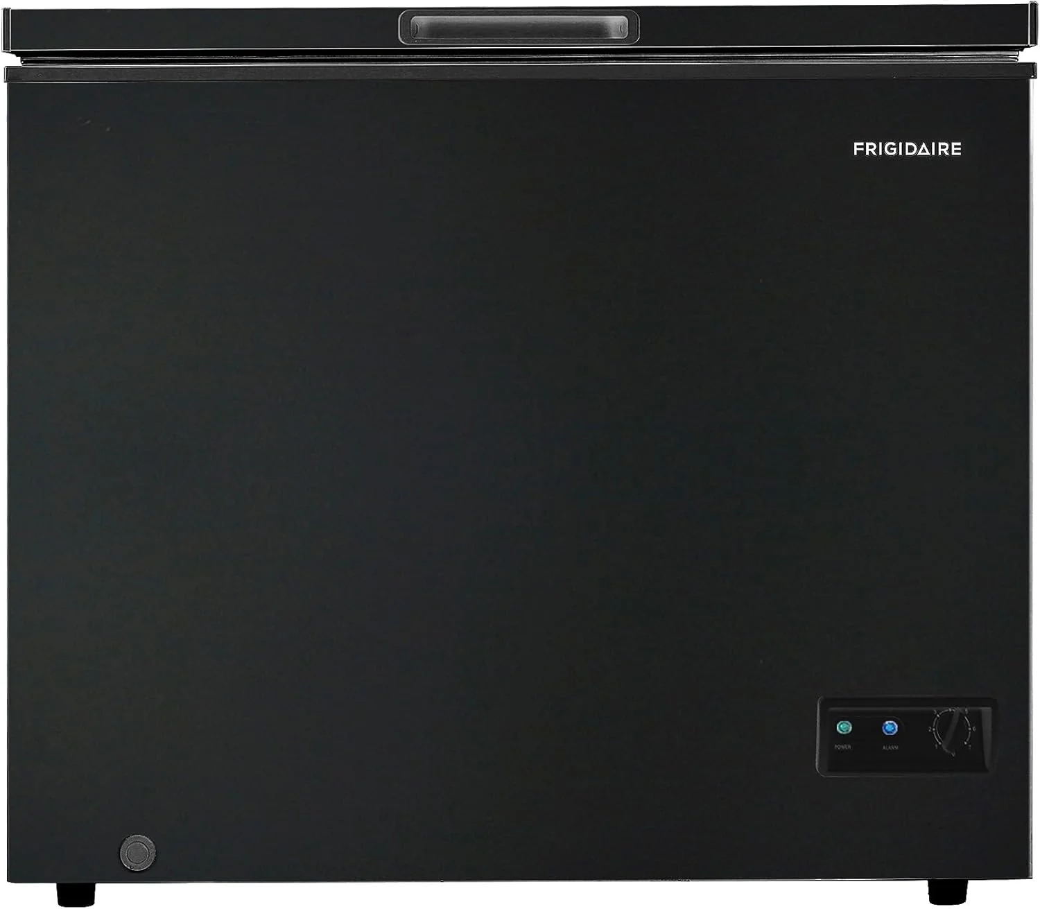 FRIGIDAIRE EFRF5003-BLACK Chest Deep Freezer-Garage-Ready, 5.0 Cu.