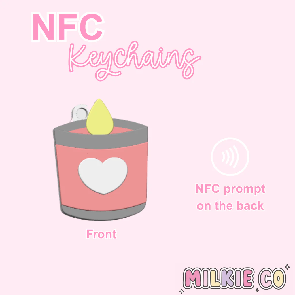 Candle NFC Keychain