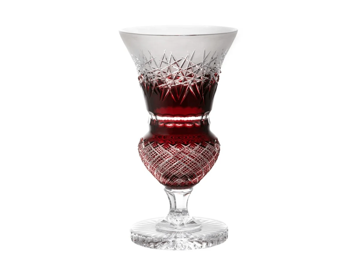 Fiammata Crystal Vase