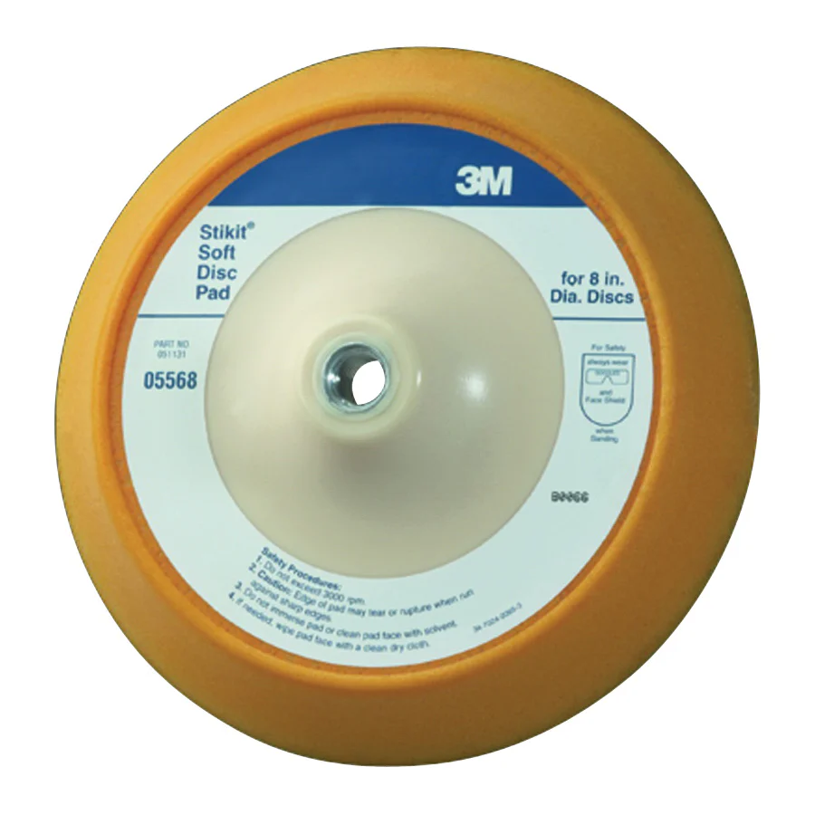 3M 05568  ~  Stikit Soft Disc Pad 0556 8 in (20.32 cm)