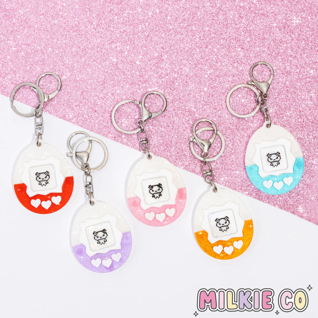 Tamagotchi Keychain