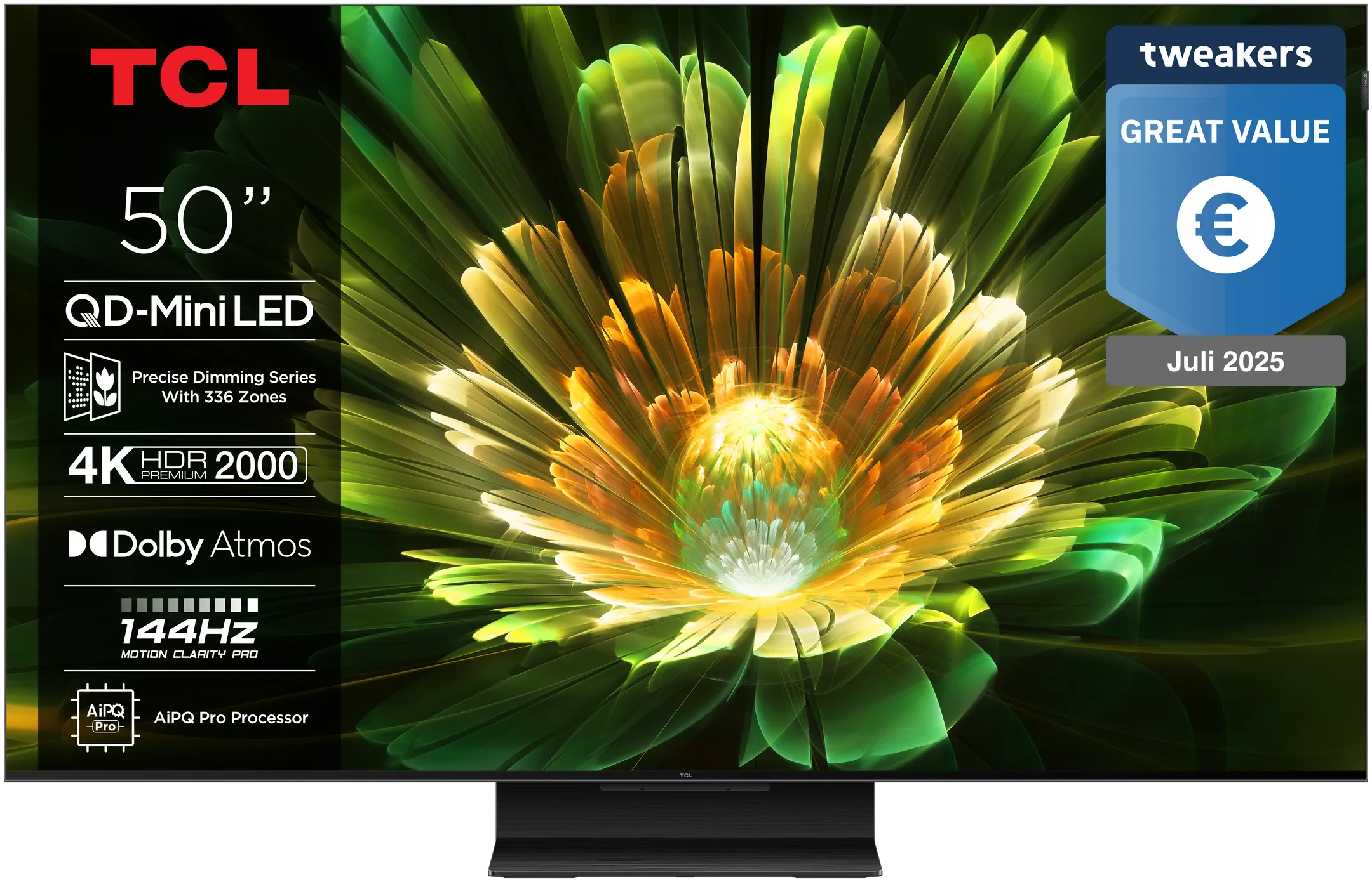 TCL QD Mini-LED 4K TV 50C79K (2025) - 50 inch