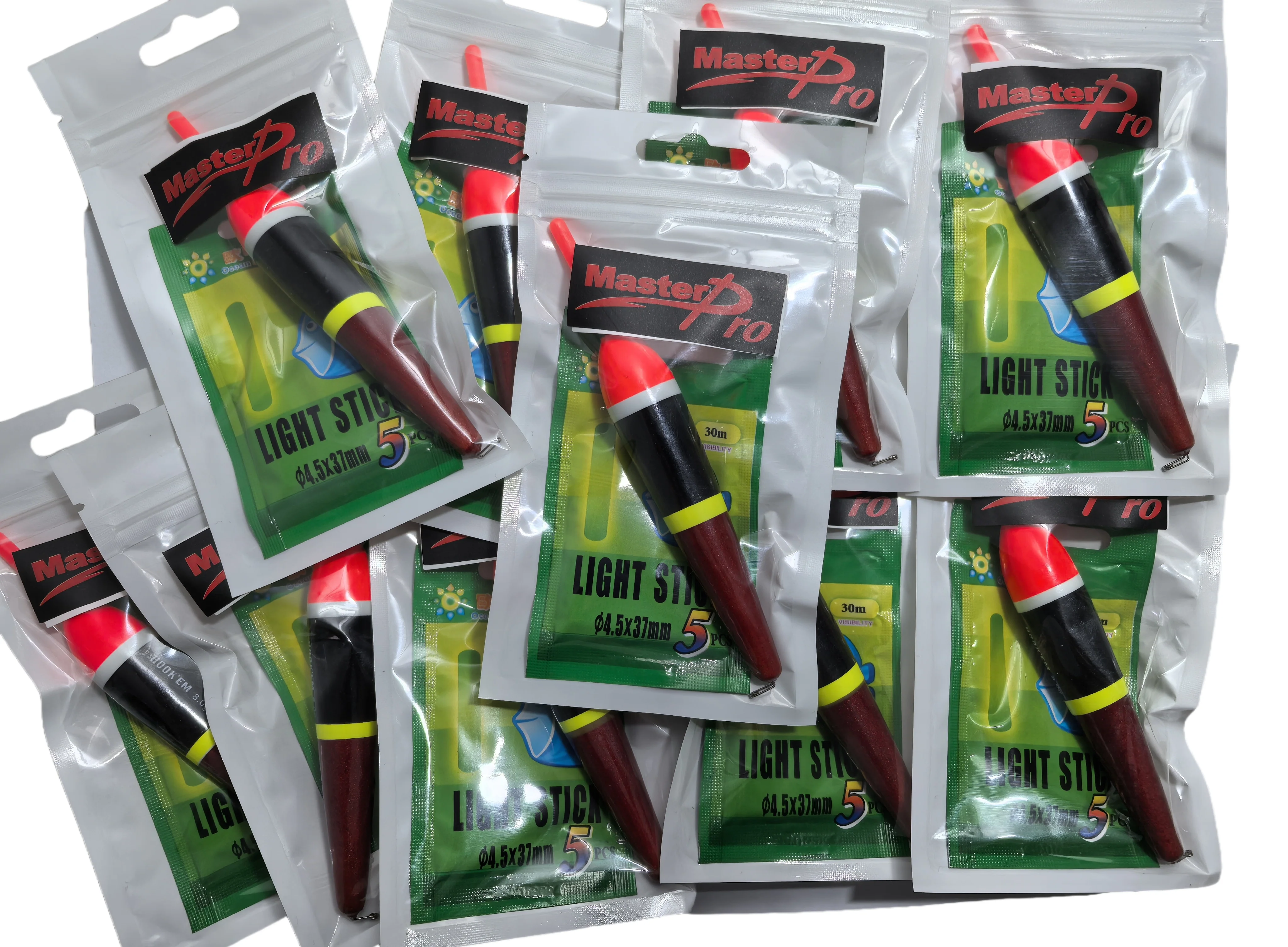 Store CLEARANCE �?10 Packs x 4g Fishing Floats with Glow Sticks | Day & Night Use