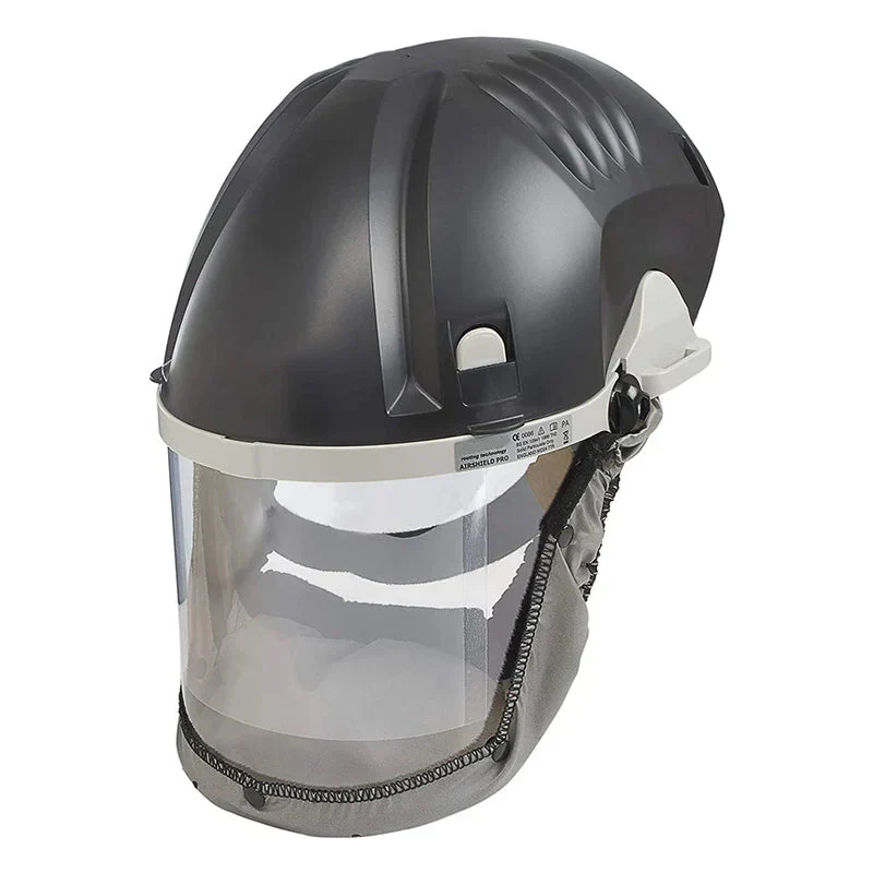 AIR/PRO Respirator and Face Shield Protection, Black, 230V