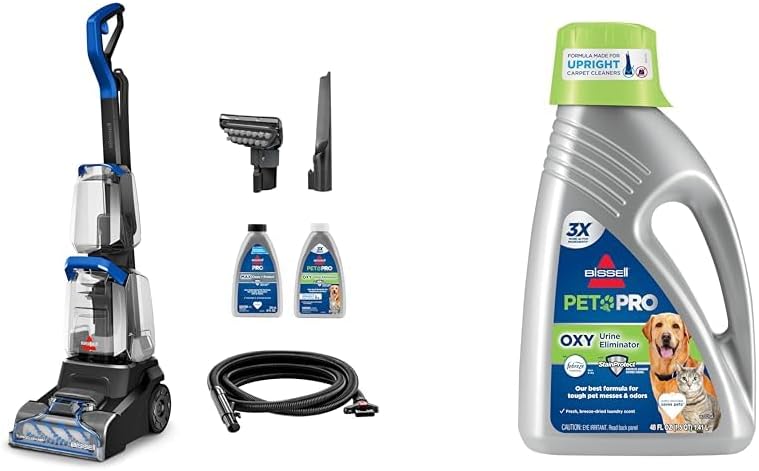 BISSELL TurboClean, Upright Carpet Cleaner, Pro Max Clean & Protect + Oxy Urine Eliminator