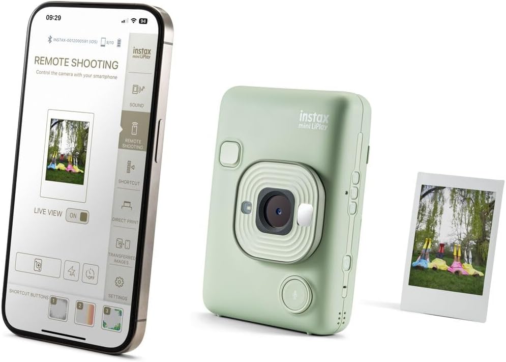 INSTAX mini LiPlay 2 Digital Hybrid Camera
